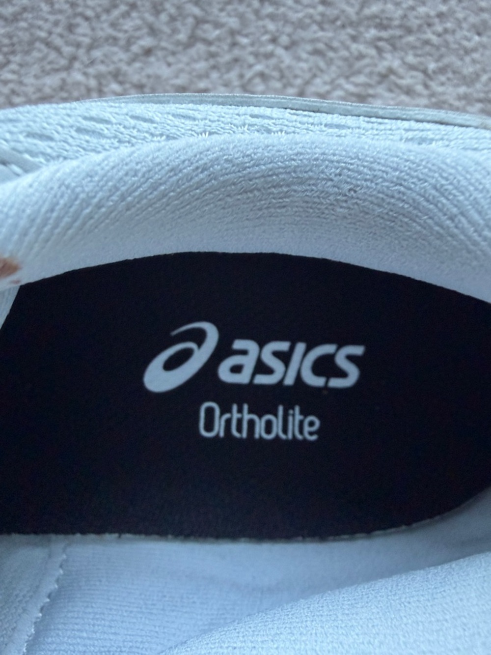 Asics Women's White and Light Pink Running Sneakers WORN TWICE ONLY. - Picture 2 of 8
